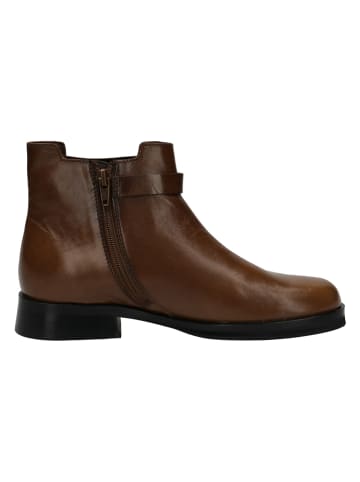 Bagatt Leder-Ankle-Boots "Keena" in Hellbraun