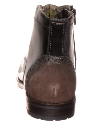 Bugatti Leder-Boots "Lussorio Evo" in Schwarz