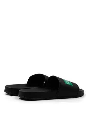 Benetton Slippers zwart