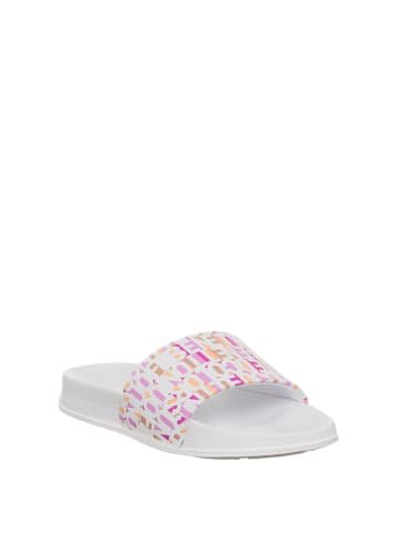 Benetton Slippers wit/roze