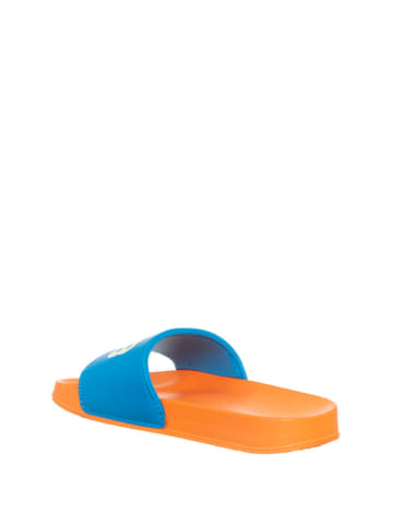 Benetton Slippers oranje/blauw