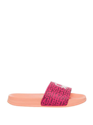 Benetton Slippers abrikooskleurig/roze