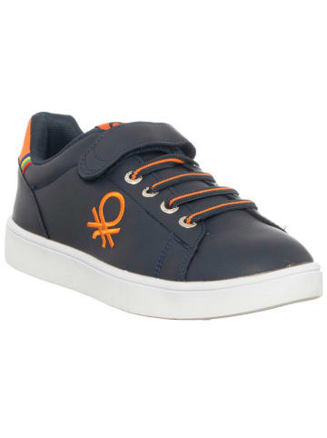 Benetton Sneakers donkerblauw/oranje