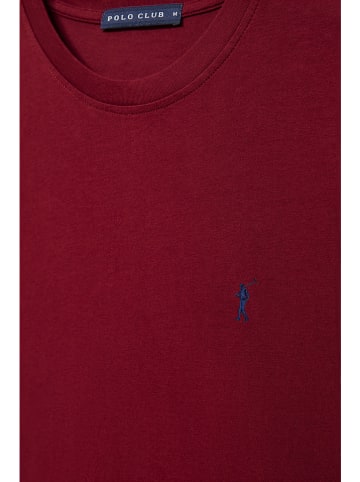 Polo Club Koszulka w kolorze ciemnoczerwonym