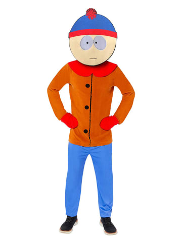 amscan 3-delig kostuum "Stan" oranje/blauw