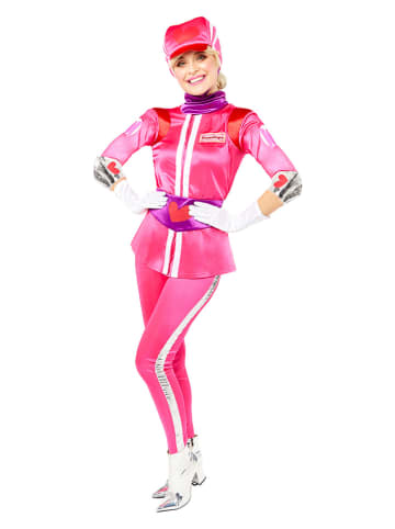 amscan 4-częściowy kostium "Penelope Pitstop" w kolorze różowym