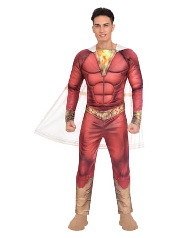 amscan Kostümoverall "Shazam" in Rot