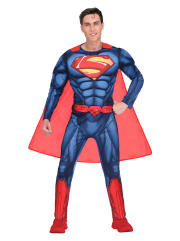 amscan Kostümoverall "Superman" in Dunkelblau/ Rot