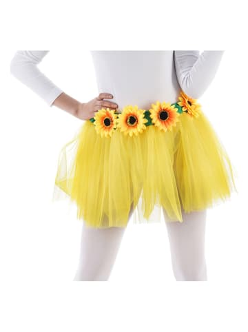 CHAKS Spódnica kostiumowa "Sunflower" w kolorze żółtym