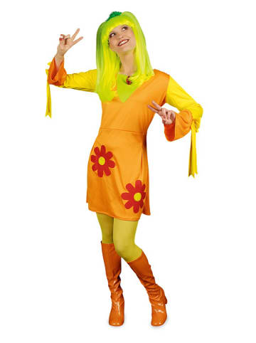 CHAKS Sukienka kostiumowa "Girlie" w kolorze pomarańczowym