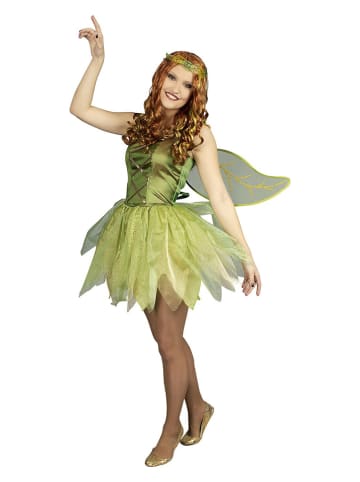 CHAKS Sukienka kostiumowa "Elf" w kolorze zielonym