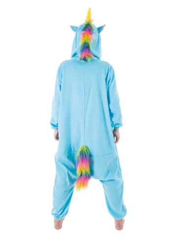 CHAKS Kombinezon kostiumowy "Unicorn" w kolorze błękitnym