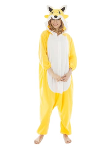 CHAKS Kombinezon kostiumowy "Lovely Fox" w kolorze żółtym