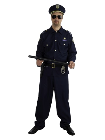 CHAKS 3-częściowy kostium "Policeman" w kolorze granatowym