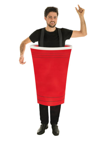 CHAKS Kostümcape "Beer Pong" in Rot