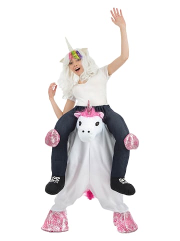 CHAKS Kostümhose "Unicorn" in Weiß/ Pink