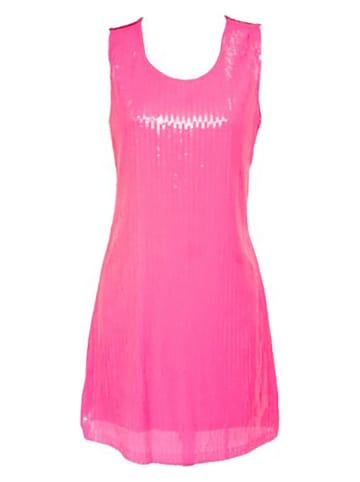 CHAKS Sukienka kostiumowa "Sequins" w kolorze różowym