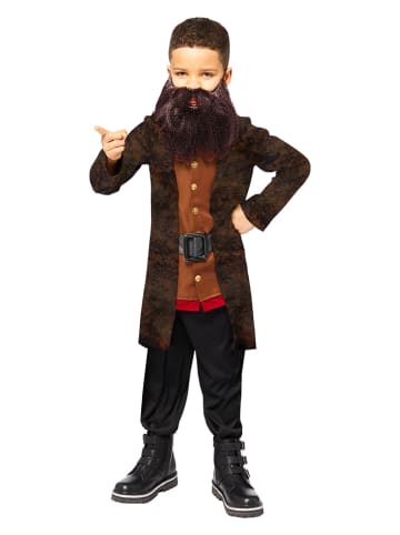 amscan 2-delig kostuum "Hagrid" donkerbruin