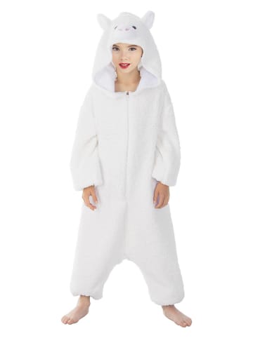 CHAKS Kostümoverall "Lama" in Weiß