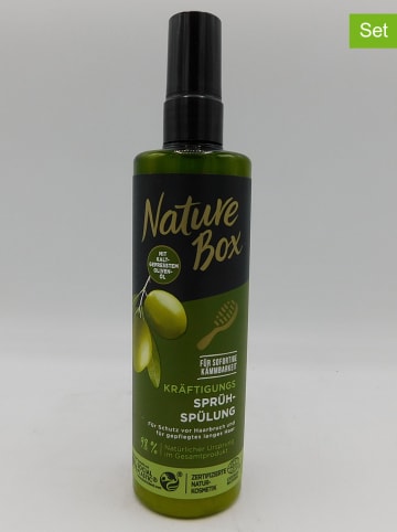 NATURE BOX 3er-Set: Sprüh-Spülung "Oliven-Öl", je 200 ml