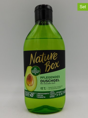 NATURE BOX 3er-Set: Duschgel "Avocado", je 250 ml