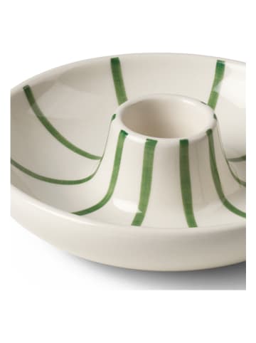 Kähler Kaarshouder "Signature" groen/wit - (H)3,5 cm