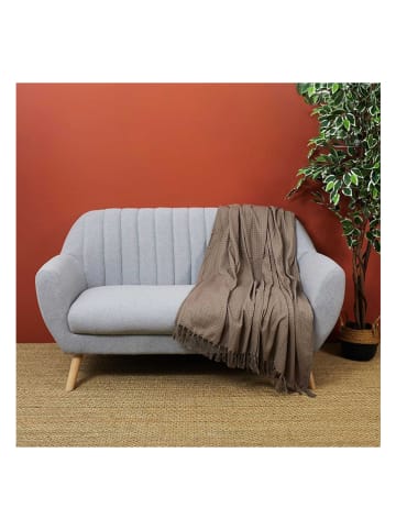 Ethnical Life Überwurf in Taupe - (L)160 x (B)130 cm