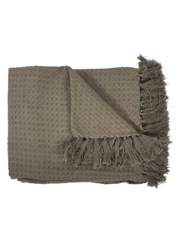 Ethnical Life Überwurf in Taupe - (L)160 x (B)130 cm