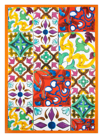 Trendy Kitchen by EXCÉLSA Ściereczka "Lisbona" ze wzorem do naczyń - 70 x 50 cm