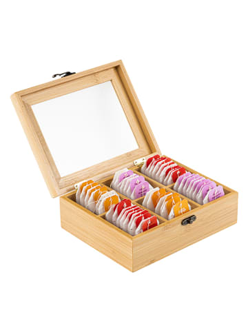 Chefware Teebox in Bambus - (B)21 x (H)7,5 x (T)17 cm