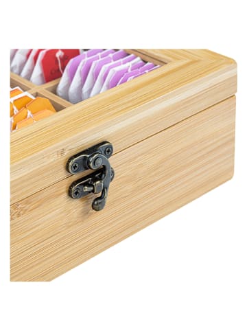 Chefware Theebox bamboe - (B)21 x (H)7,5 x (D)17 cm