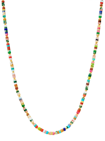 Yokoamii Vergold. Halskette Schmuckelementen - (L)50 cm