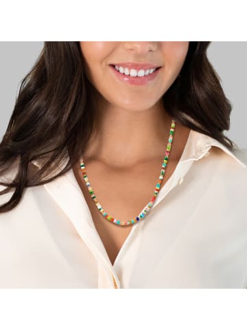 Yokoamii Vergold. Halskette Schmuckelementen - (L)50 cm