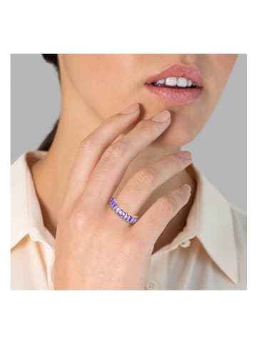 Yokoamii Vergold. Ring mit Kristallen