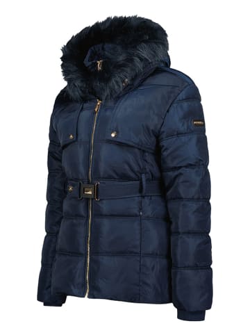 Geographical Norway Doorgestikte jas "Diamentera" donkerblauw