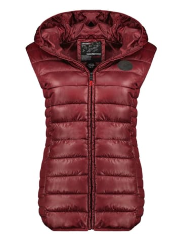 Geographical Norway Kamizelka pikowana "Annecy" w kolorze czerwonym