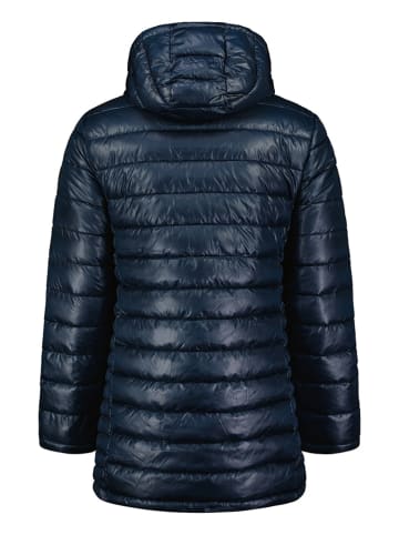 Geographical Norway Doorgestikte jas "Calender" donkerblauw