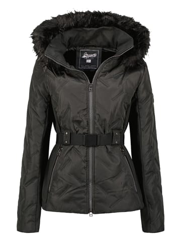 Geographical Norway Kurtka pikowana "Barnir" w kolorze czarnym
