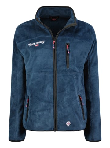 Geographical Norway Kurtka polarowa "Tamoureuse" w kolorze granatowym