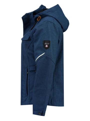 Geographical Norway Softshelljas "Tugar" donkerblauw