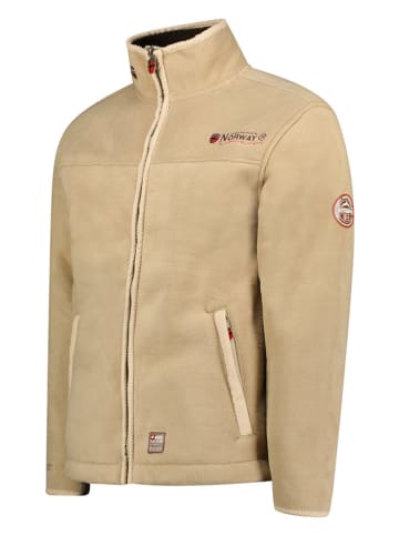 Geographical Norway Kurtka polarowa w kolorze beżowym
