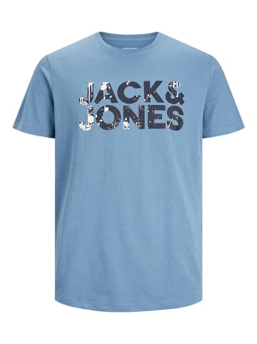 Jack & Jones Koszulka "Plash" w kolorze błękitnym