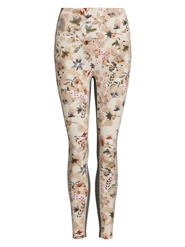 Rethinkit Trainingsleggings "Beths" in Beige/ Bunt