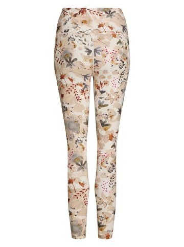 Rethinkit Trainingsleggings "Beths" in Beige/ Bunt