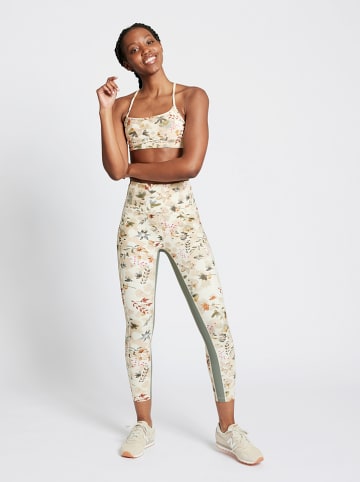 Rethinkit Trainingsleggings "Beths" in Beige/ Bunt