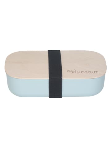 Kindsgut Lunchbox in Hellblau - (B)20,5 x (H)5,5 x (T)11,5 cm