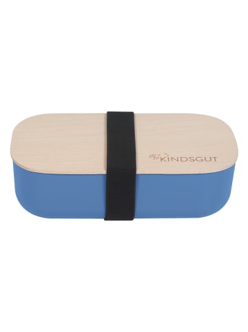 Kindsgut Lunchbox blauw - (B)20,5 x (H)5,5 x (D)11,5 cm