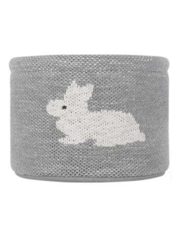 Kindsgut  Körbchen "Hase" in Grau - (H)22 cm - Ø 16 cm