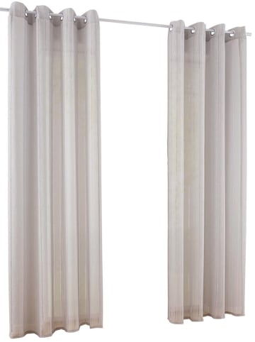 Heine home Gardine in Beige