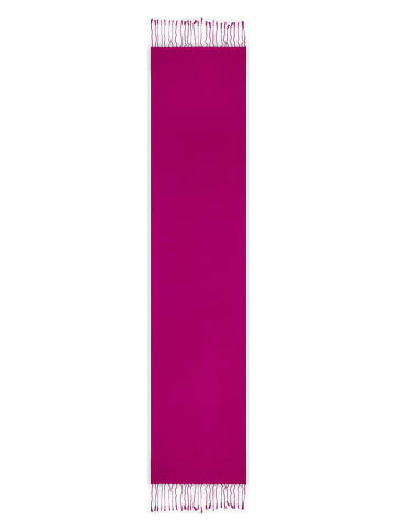 Just Cashmere Kasjmier sjaal "Canela" fuchsia - (L)170 x (B)35 cm